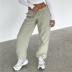 White Fox Boutique Light Gray Wide Leg Pants